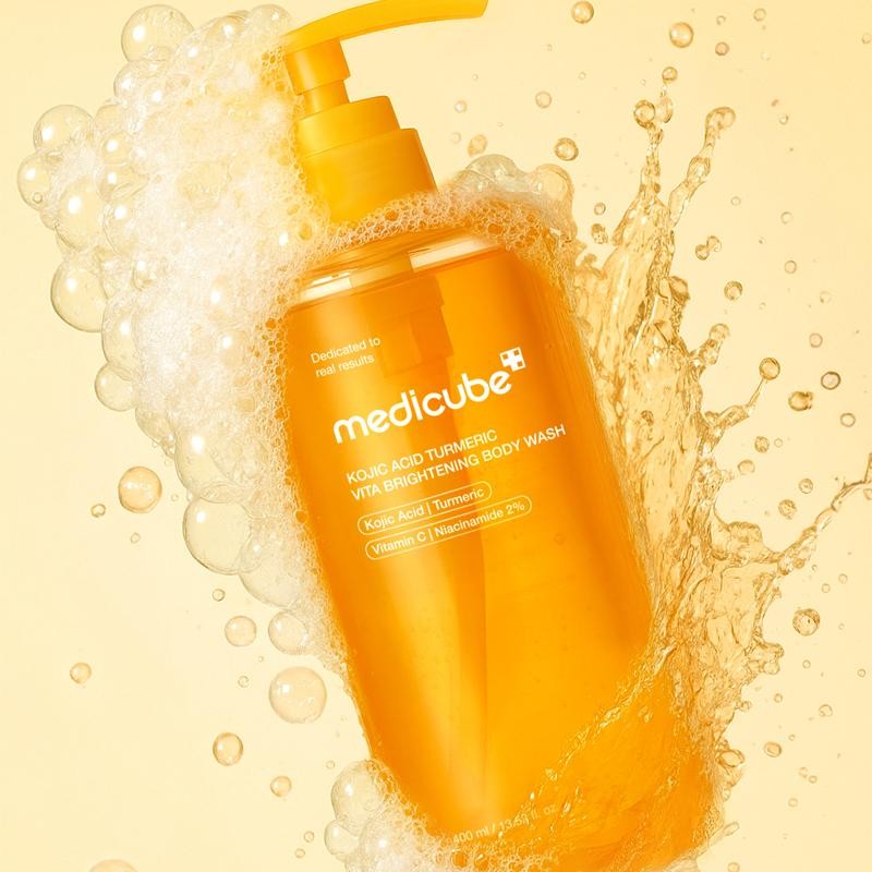 MEDICUBE KOJIC ACID TURMERIC BRIGHTENING BODY WASH - 400ml