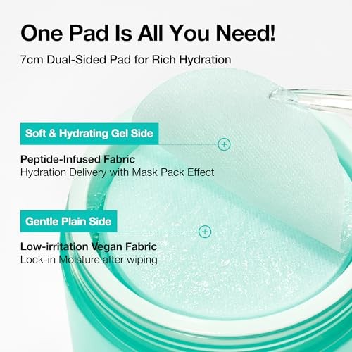ANUA PDRN + HYALURONIC GLOW TONER PAD