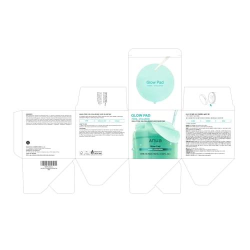 ANUA PDRN + HYALURONIC GLOW TONER PAD