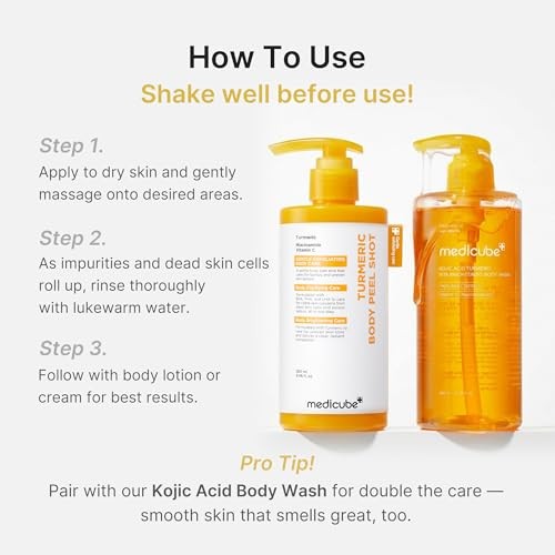 MEDICUBE KOJIC ACID TUMERIC BODY PEEL SHOT
