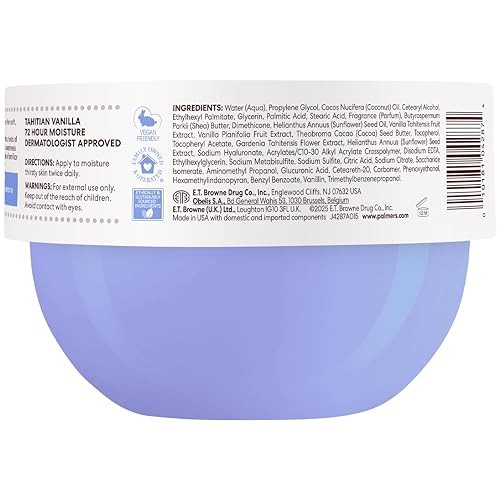 PALMERS TAHITIAN VANILLA CREAM 250g