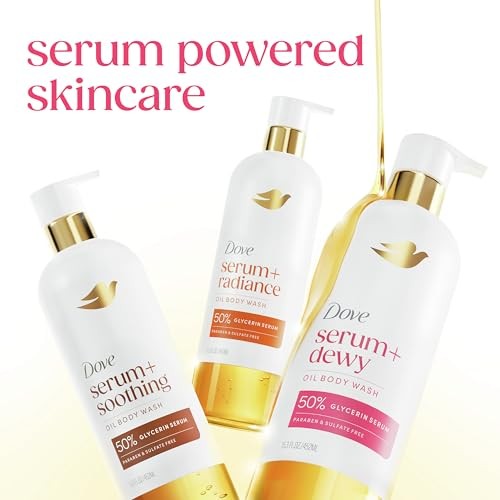 DOVE SERUM + DEWY OIL BODY WASH 452ml