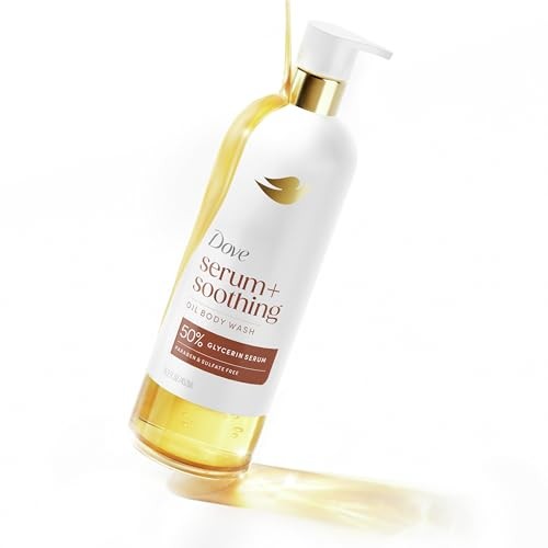 DOVE SERUM + SOOTHING OIL BODY WASH 452ml