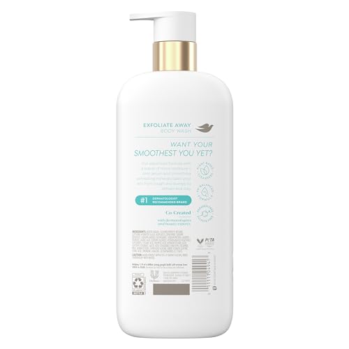 DOVE EXFOLIATE AWAY 4% AHA BODY WASH 547ML