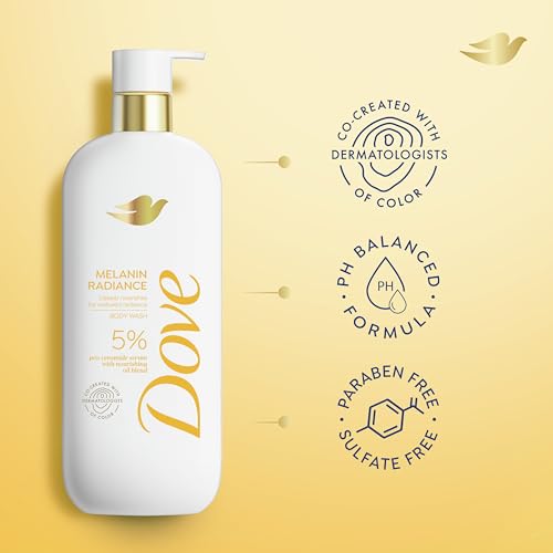 DOVE MELANIN RADIANCE 5% PRO CERAMIDE BODY WASH 547ML