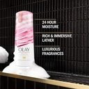 OLAY INDULGENT MOISTURE ROSE & CHERRY CRÈME BODY WASH 591ML 