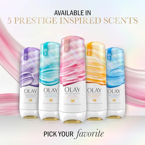 OLAY INDULGENT MOISTURE ROSE & CHERRY CRÈME BODY WASH 591ML 