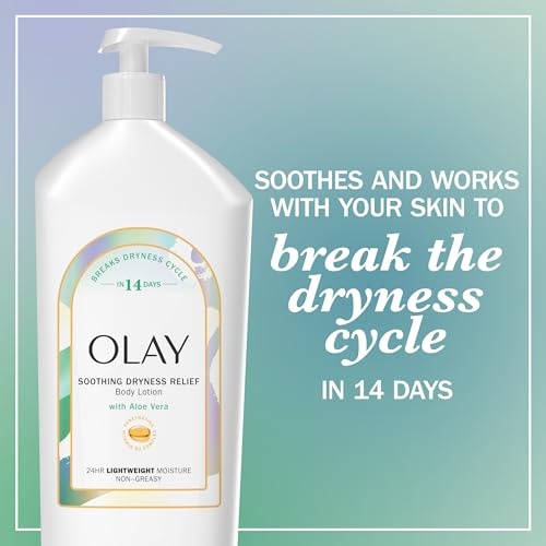 OLAY DRYNESS RELIEF LOTION - WITH ALOEVERA