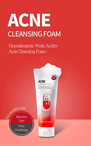 PRETTYSKIN ACNE CLEANSING FOAM 