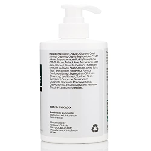 ADVANCED CLINICALS RETINOL + VITAMIN E BODY CREAM 