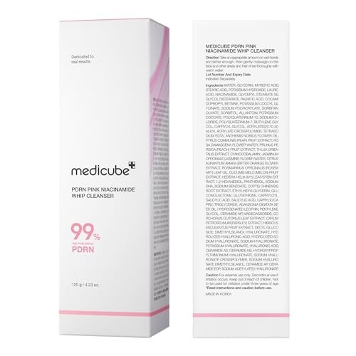 MEDICUBE PDRN PINK NIACINAMIDE WHIP CLEANSER 