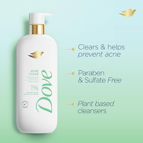 DOVE ACNE CLEAR BODY WASH 