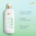 DOVE ACNE CLEAR BODY WASH 