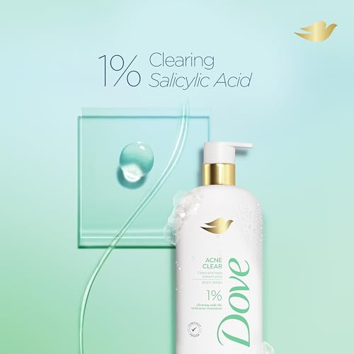 DOVE ACNE CLEAR BODY WASH 