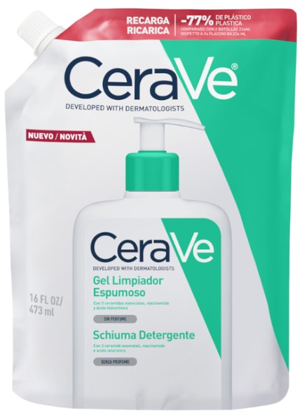 CERAVE FOAMING CLEANSER - 473ML REFILL PACK 