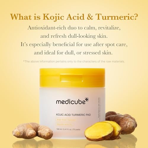MEDICUBE KOJIC TUMERIC TONER PAD