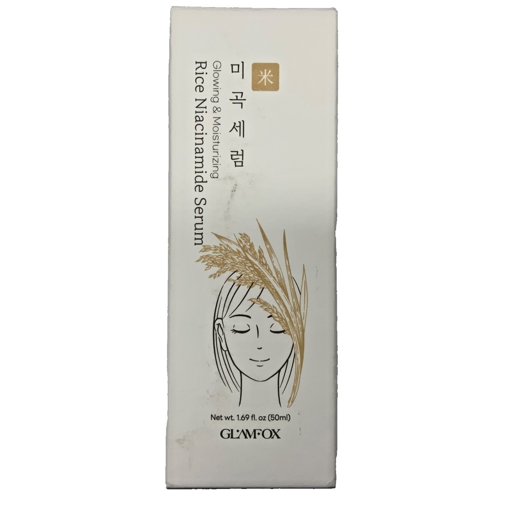 GLAMFOX RICE NIACINAMIDE SERUM 50ML