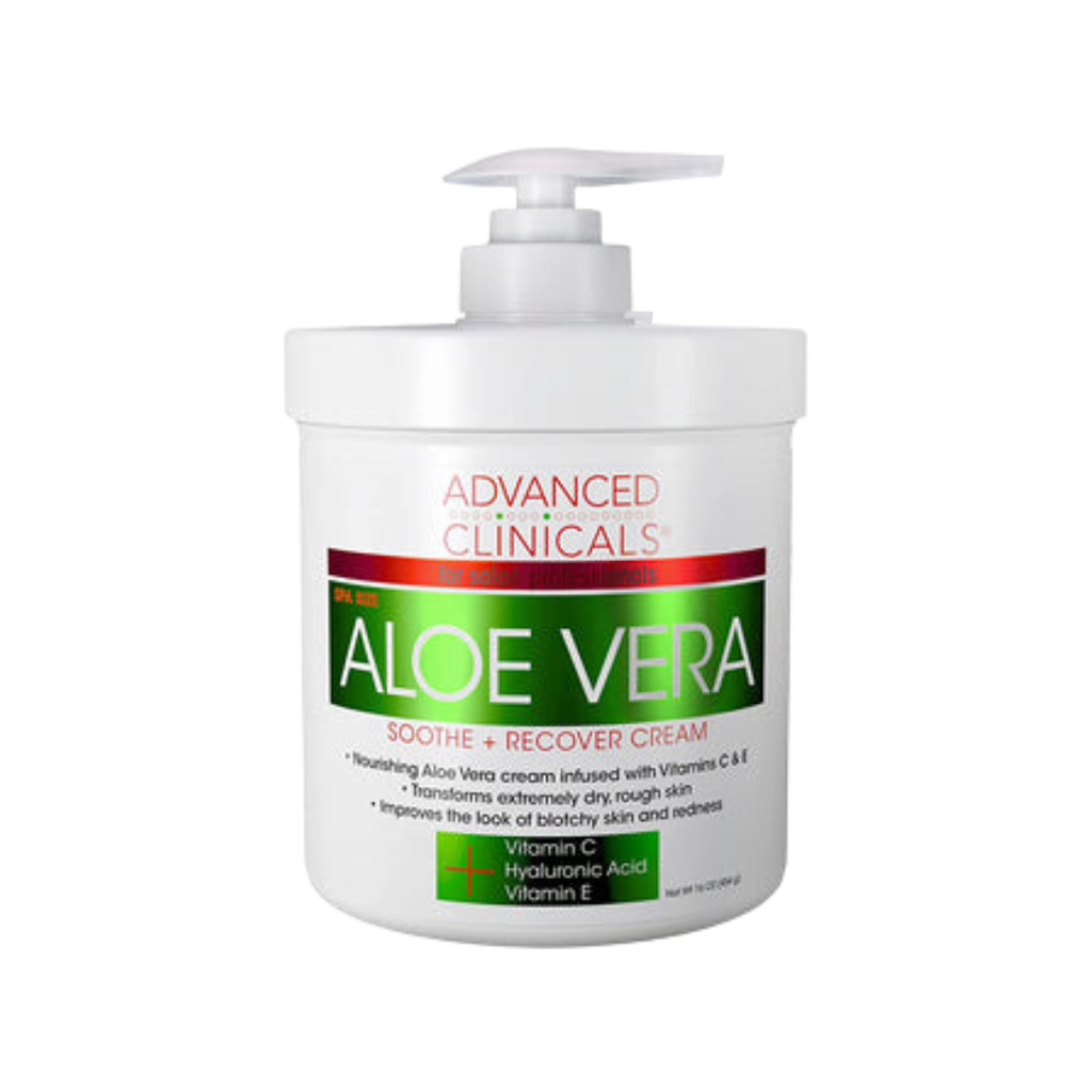 ADVANCED CLINICALS ALOEVERA BODY CREAM 454G