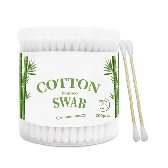 BOWINS CARE BAMBOO COTTON SWAB