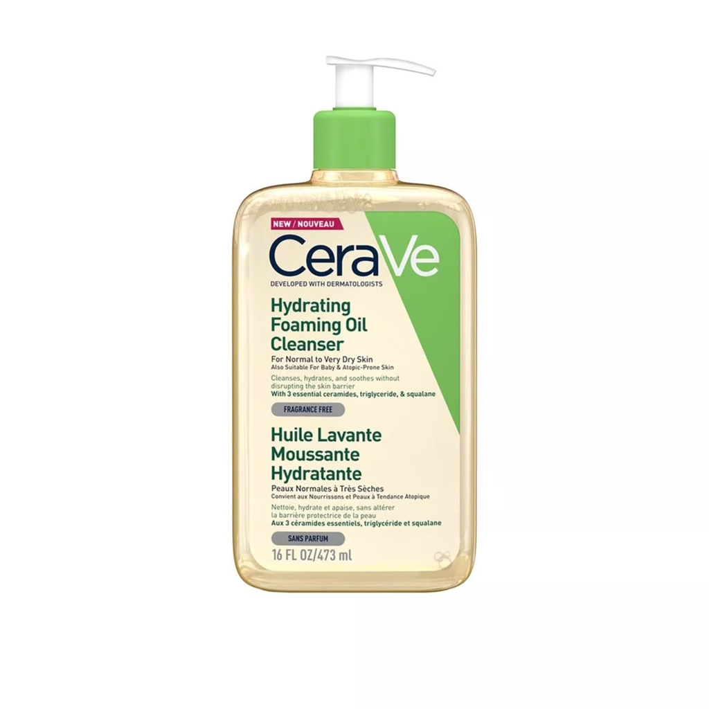 CERAVE HYRDATING FOAM OIL CLEANSER 473ML