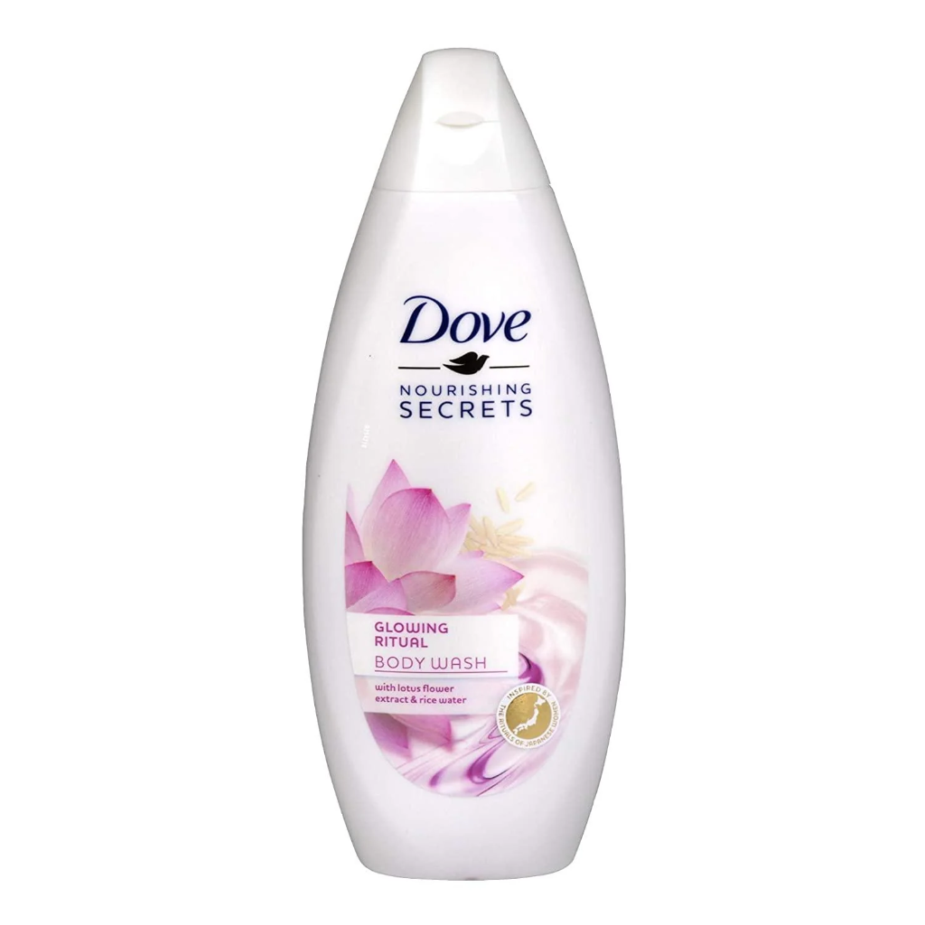 DOVE GLOWING BODY WASH 750ML