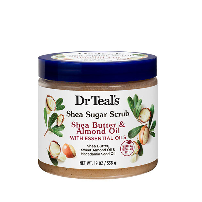 DR TEALS SHEA BUTTER & ALMOND OIL BODY SCRUB 538G