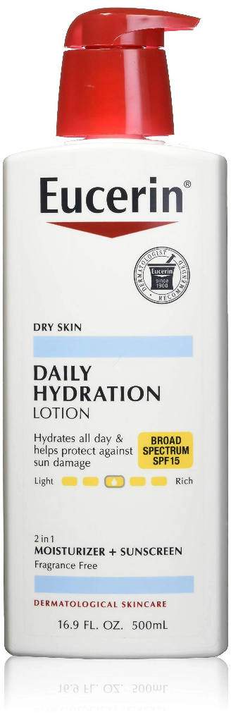 EUCERIN DAILY HYDRATION BODY LOTION 500ML