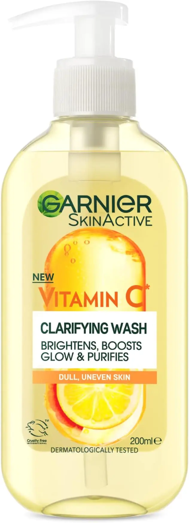 GARNIER VITAMIN C CLARIFYING WASH 200ML