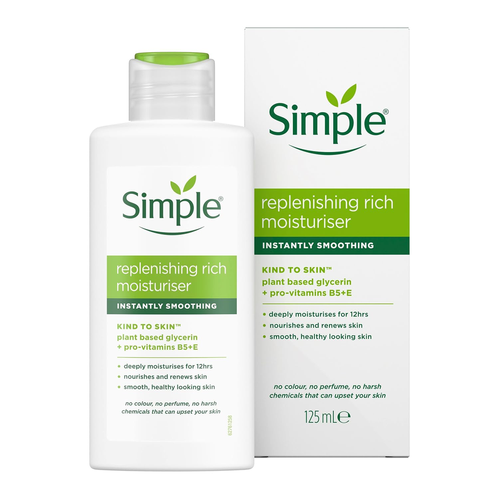 SIMPLE REPLENISHING RICH MOISTURIZER 125ML