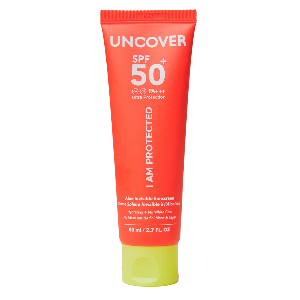 UNCOVER ALOE INVISIBLE SPF50 SUNSCREEN 80ML
