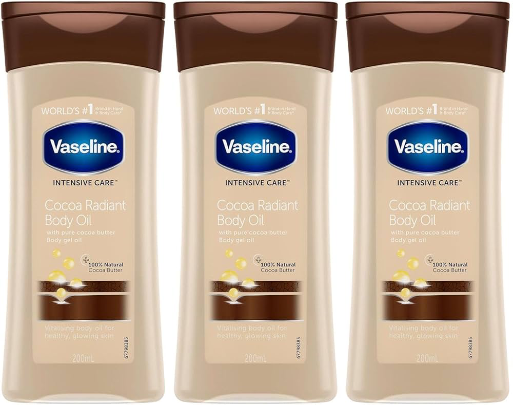 VASELINE COCA RADIANT BODY OIL 200ML