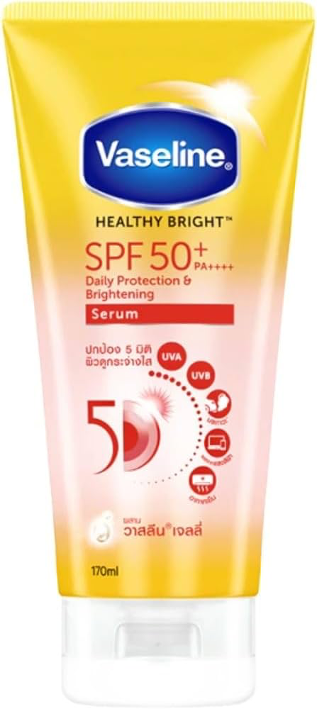 VASELINE SPF50 BRIGHTENING SERUM 300ML
