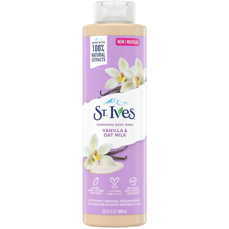 ST IVES VANILLA & OATMILK WASH 650ML