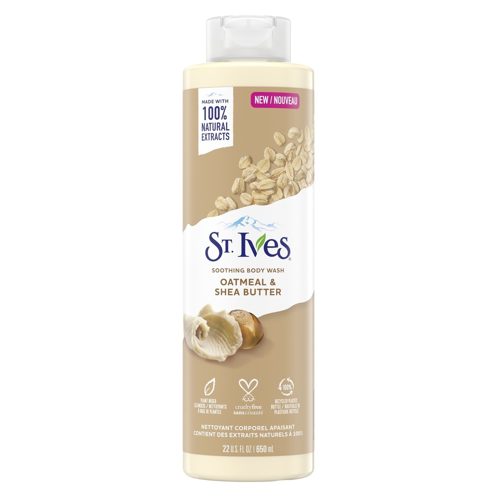 ST IVES OATMEAL & SHEA BUTTER WASH