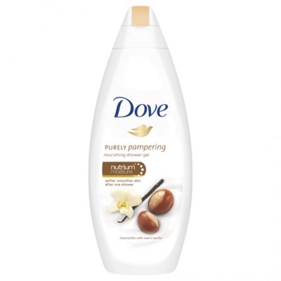DOVE PURELY CARING/PAMPERING SHEA BODY WASH 750ML