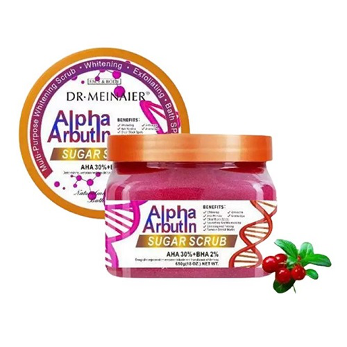 DR MEINAIER ALPHA ARBUTIN SUGAR SCRUB 