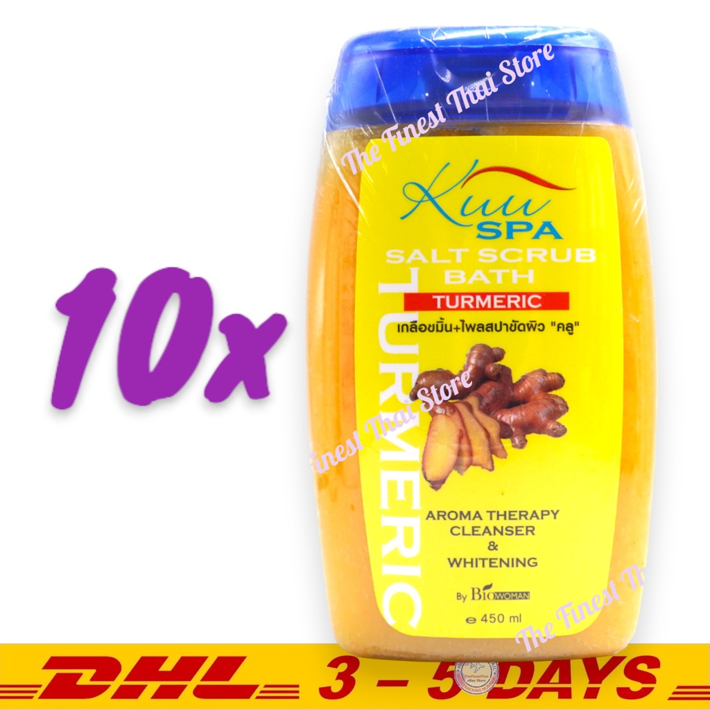 KUU SPA TUMERIC SALT SCRUB 