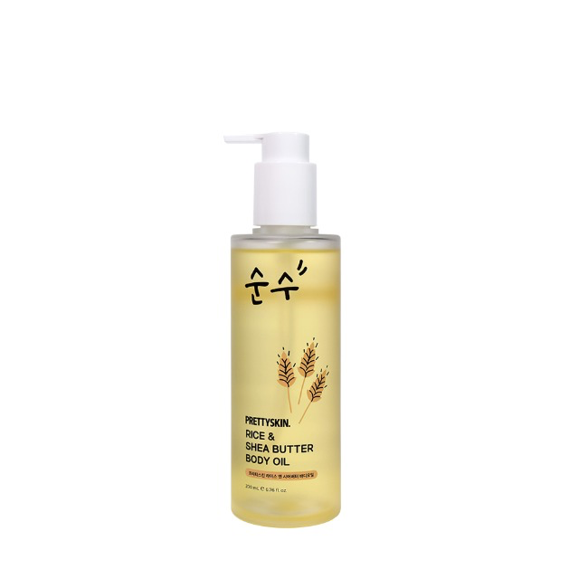 PRETTYSKIN RICE & SHEA BUTTER BODY OIL 