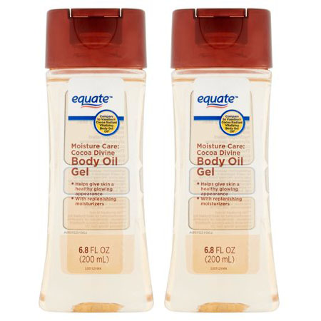 EQUATE BODY OIL GEL 