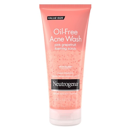 NEUTROGENA OIL FREE ACNE GRAPFUIT FOAMING SCRUB 