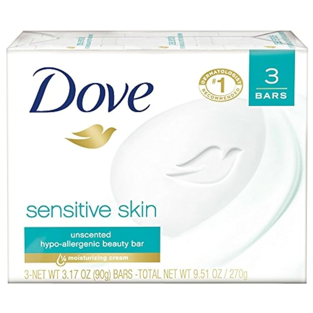 DOVE SENSITIVE SKIN BEAUTY BAR SOAP 