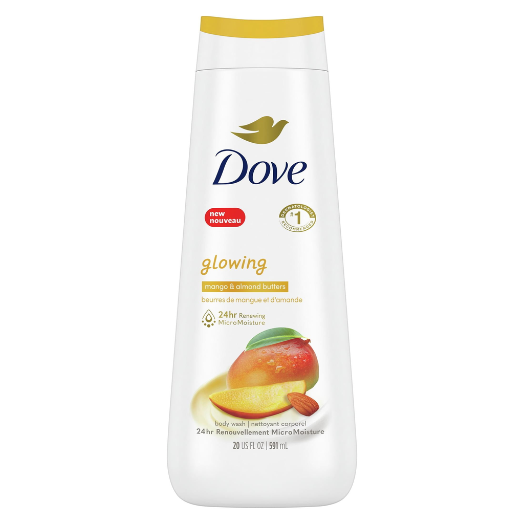 DOVE GLOWING BODY WASH 20 fl oz