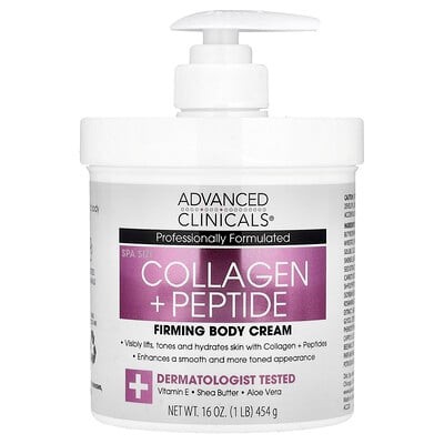 ADVANCED CLINICALS COLLAGEN PEPTIDE BODY CREAM 