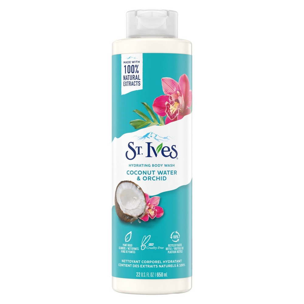 ST IVES COCONUT WATER BODY WASH 