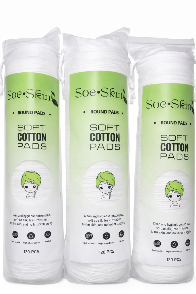 SOESKIN COTTON PADS - 120 count