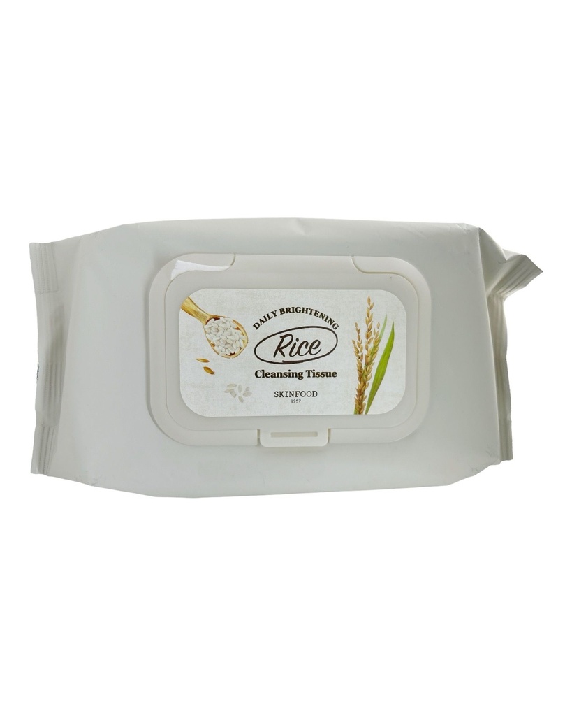 SKINFOOD RICE BRIGHTENING CLEANSING WIPES