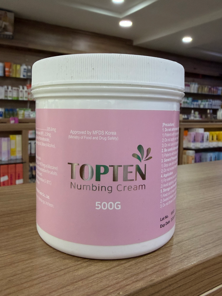 TOPTEN NUMBING CREAM - 500g