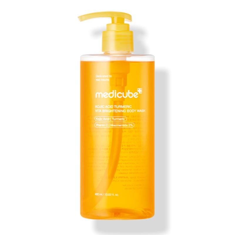 MEDICUBE KOJIC ACID TURMERIC BRIGHTENING BODY WASH - 400ml