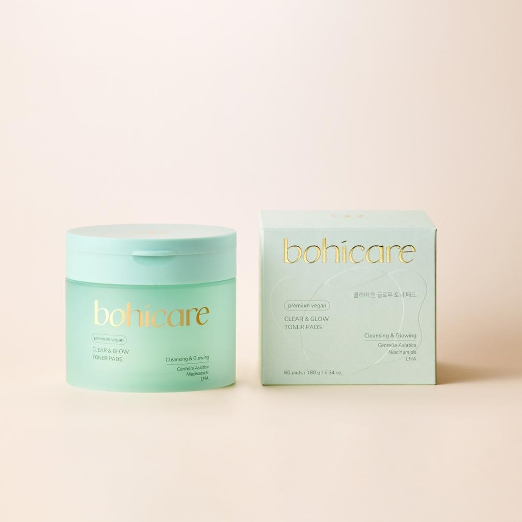 BOHICARE CLEANSE & GLOW TONER PADS