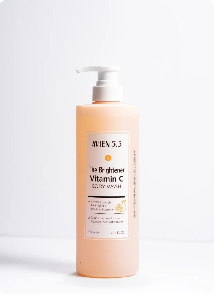 AVIEN 5.5 THE BRIGHTENER VITAMIN C BODY WASH- 500ml